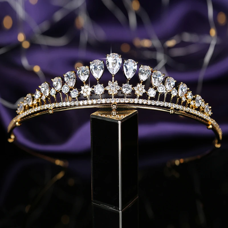 Корона головная повязка Высокое качество Свадебные аксессуары для волос короны