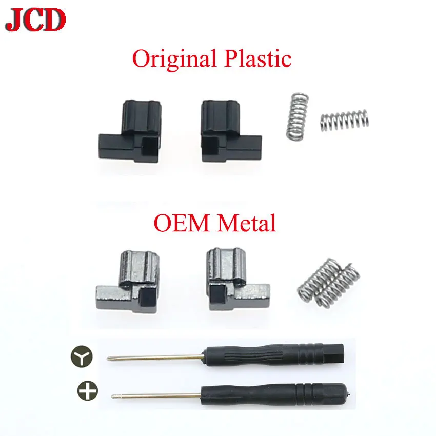 

JCD Left Right Slider Buckle OEM Metal Lock Latch Bracket for Nintend Switch Joy-Con Loose Repair Tool Parts NS Controller