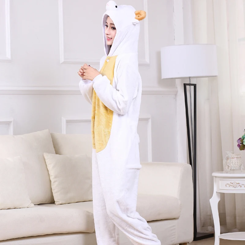 Кигуруми животных комбинезоны для взрослых овец пижамы цельные женщин мужчин