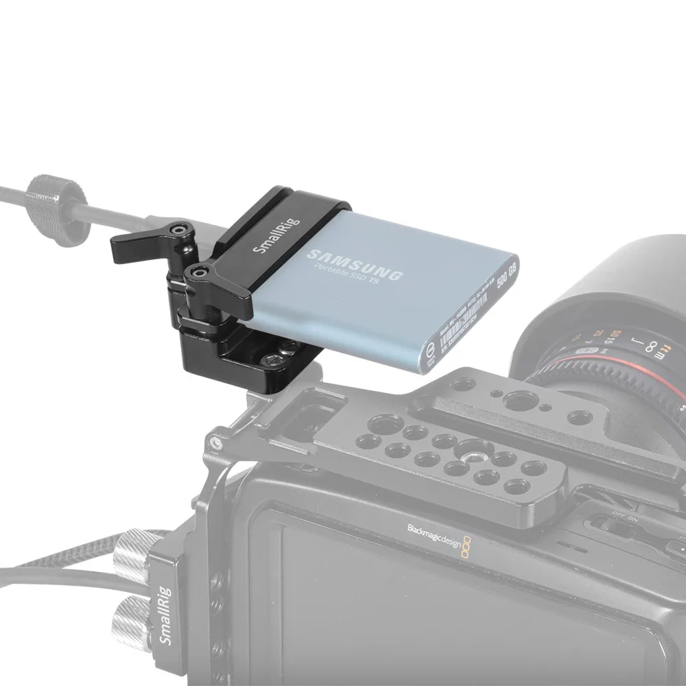 SmallRig крепление для Samsung T5 SSD держатель карт совместимый с клеткой BMPCC 4K 6K 2203