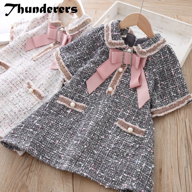 Thunderers/Новинка 2019 года Модное Элегантное детское платье принцессы для девочек 2