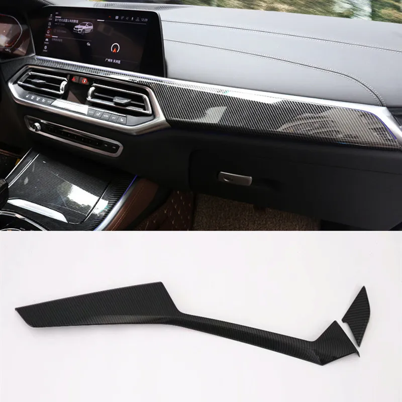 2 шт., декоративная панель из углеродного волокна для BMW X5 G05 2019 LHD