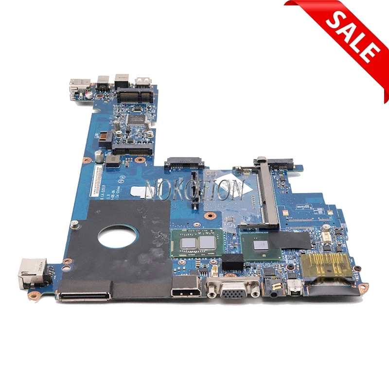 NOKOTION материнская плата для ноутбука HP EliteBook 2540P 598762-001 614965-001 аккумулятор большой