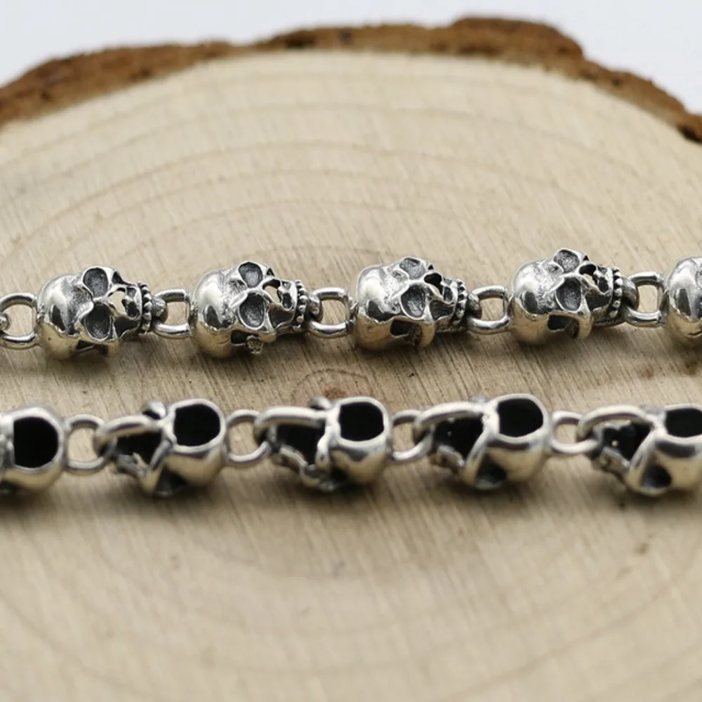 Серебряное ювелирное изделие S925 ожерелье из тайского серебра женское бамбуковое