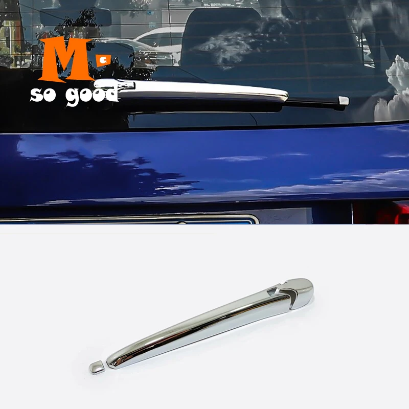 

2019 2020 For Mercedes Benz GLB accessories ABS Chrome Car Back Tail Rear Window Wiper Arm Blade Cover Trim Car Styling 3pcs