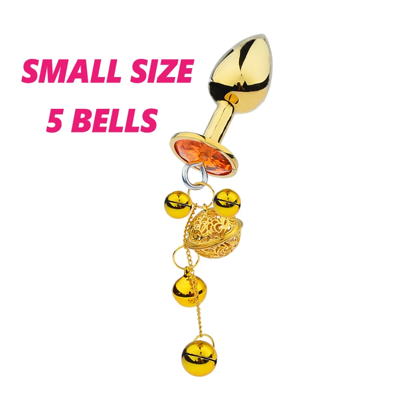 Анальная пробка из нержавеющей стали маленького размера с подвеской в виде