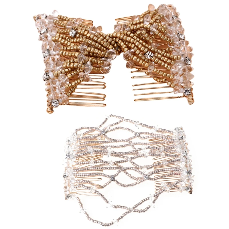 Женские украшения волшебные гребни для волос с Двойным Зажимом | Украшения и