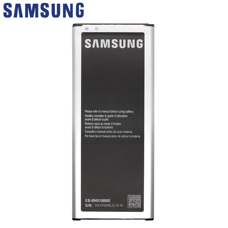 Samsung телефон Батарея EB-BN910BBE 3220 ма-ч для samsung Galaxy Note 4 N910 N910F N910A N910V N910P N910T N910H батареи