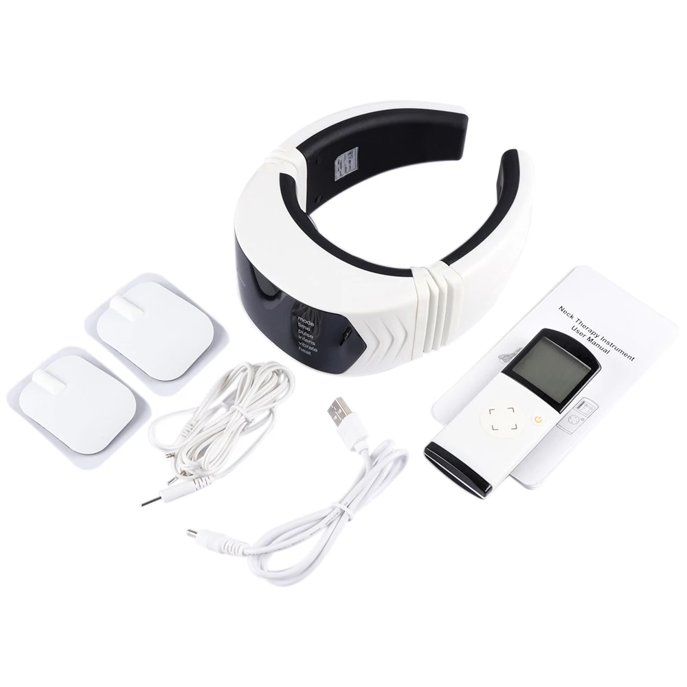 Беспроводной дистанционный массажер для шеи электрическая Акупунктура пульса