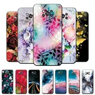 Чехол для Poco X3 NFC, чехлы для Xiaomi Poco X3 NFC, Цветной Цветок PocoX3 NFC X 3, мягкий силиконовый Черный Защитный чехол для телефона