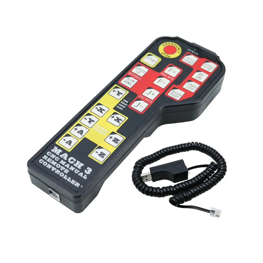 Электронный ручной контроллер Mach3 Usbmodbus Mpg ЧПУ гравировальная машина плата