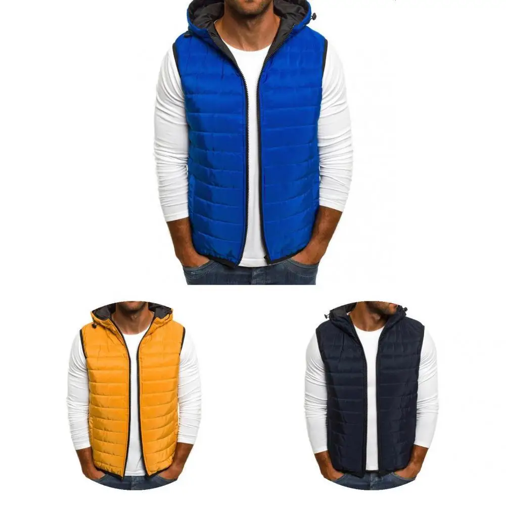 

Модный износостойкий зимний жилет с подкладкой, Универсальный Мужской жилет, теплый жилет для работы
