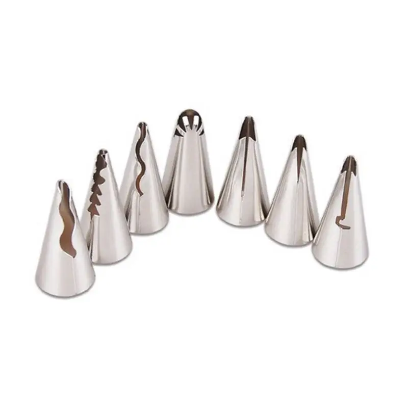 7 шт./компл. Инструменты для торта насадки кондитерских пышных юбок обледенение