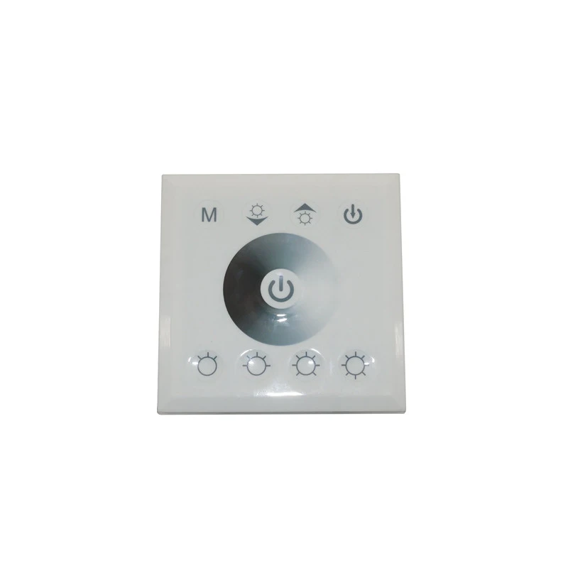 DC12V-24V Одноцветный/RGB/RGBW настенный контроллер сенсорной панели стеклянная панель