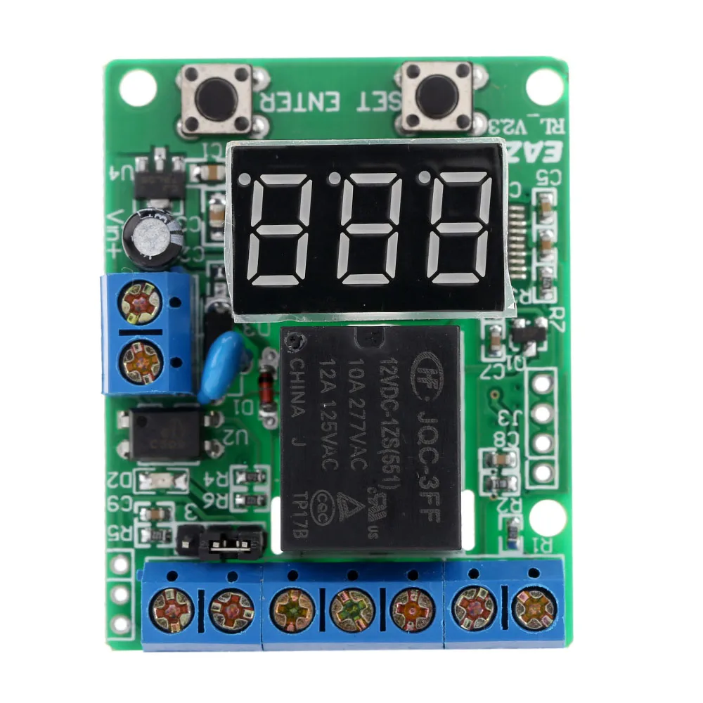 Новый отличный релейный модуль DC 12V контроль релейного переключателя плата реле