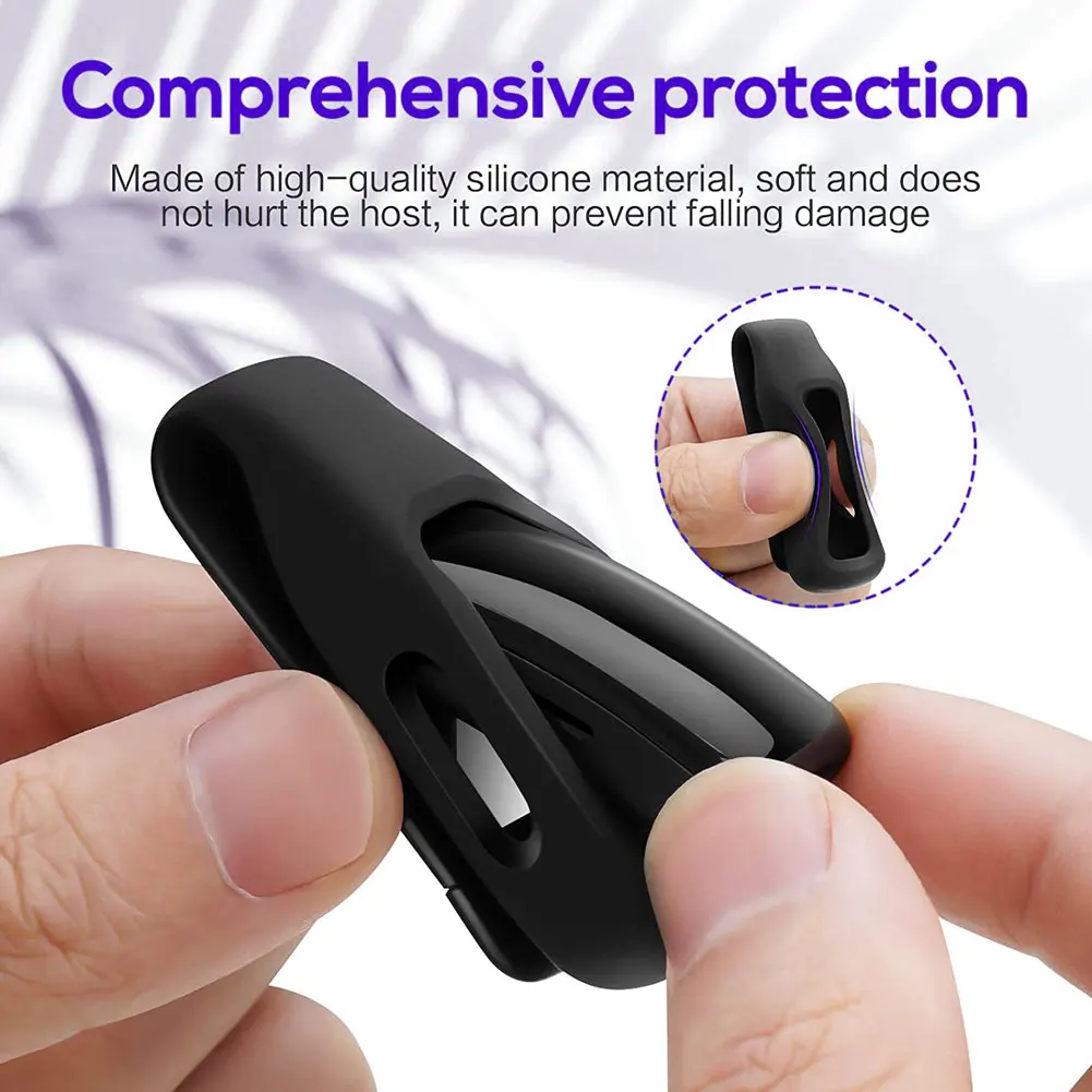 Silicon Case Cover For Fitbit Inspire-2 Replacement Smart Wristband Accessories Protective Case Cover Clasp Clip Holder