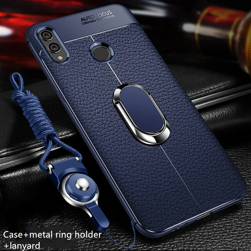 Магнитный автомобильный держатель для huawei Honor 8X P30 Pro чехол Полный протектор Мягкий силиконовый Противоскользящий чехол для mate 20 Lite mate 20X чехол