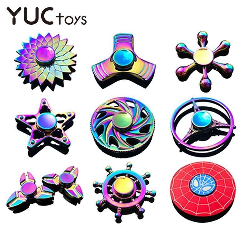 Гладкий Спиннер для рук металлическая Фокусирующая игрушка пальцев
