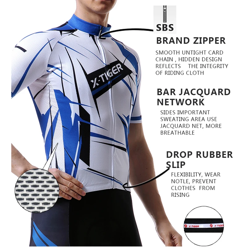 Веломайка X Tiger летняя спортивная одежда для горных велосипедов с коротким