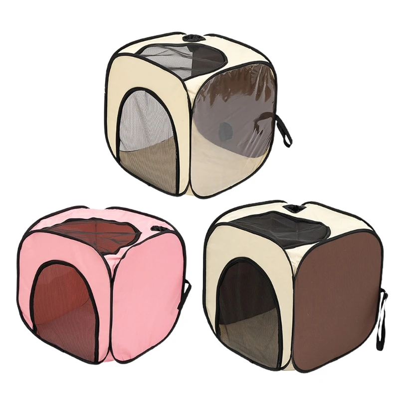 Портативный складной манеж для домашних питомцев клетка из ткани Оксфорд на