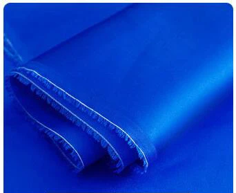 royal blue Хорошая драпировка Тяжелый шелк атласная ткань для платья 114 см ширина 30 Momme Блестящий Мягкий Гладкий - Цвет: royal blue