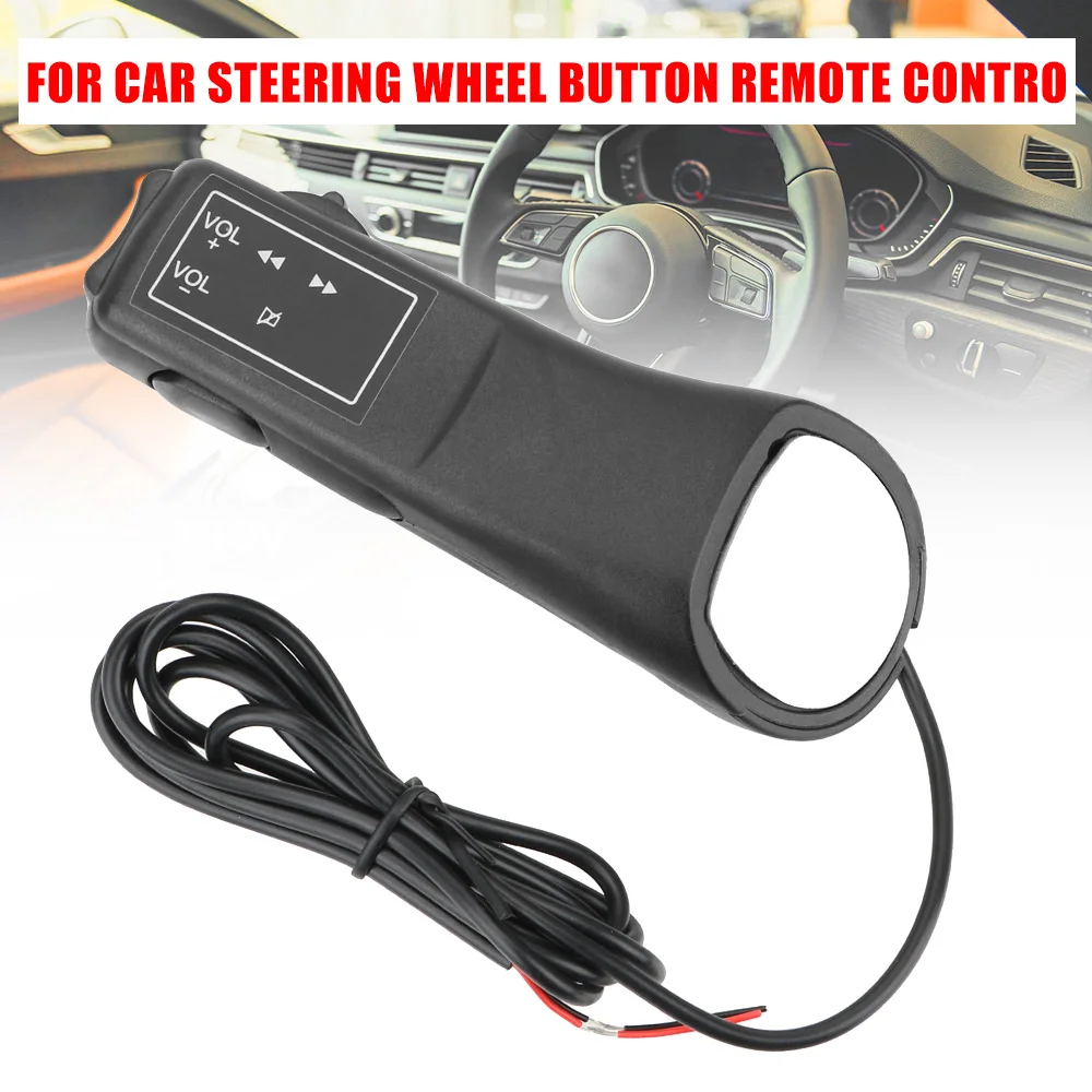 

Car Steering Wheel Controller Wireless DVD Music Navigation Steering Wheel Remote Control Buttons Car-styling Universal