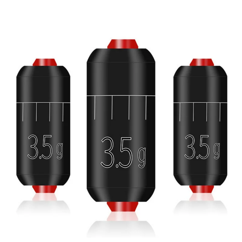 10 шт./лот весы грузила быстрая замена рыболовные аксессуары мягкий сердечник