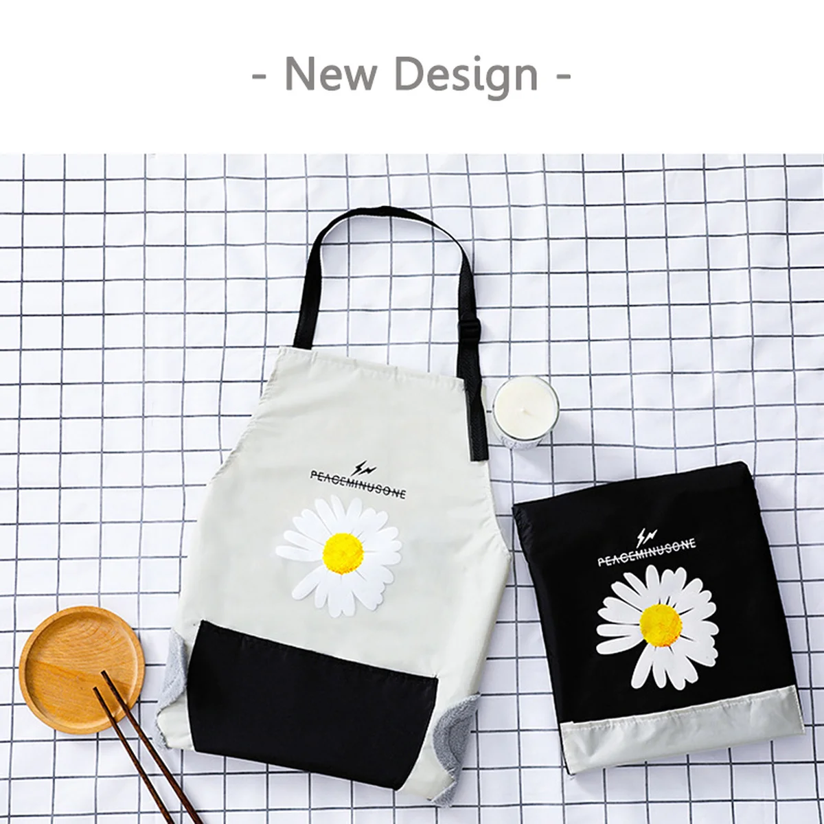 1 шт. Водонепроницаемый ПВХ с изображением Дейзи кухонный фартук столовая