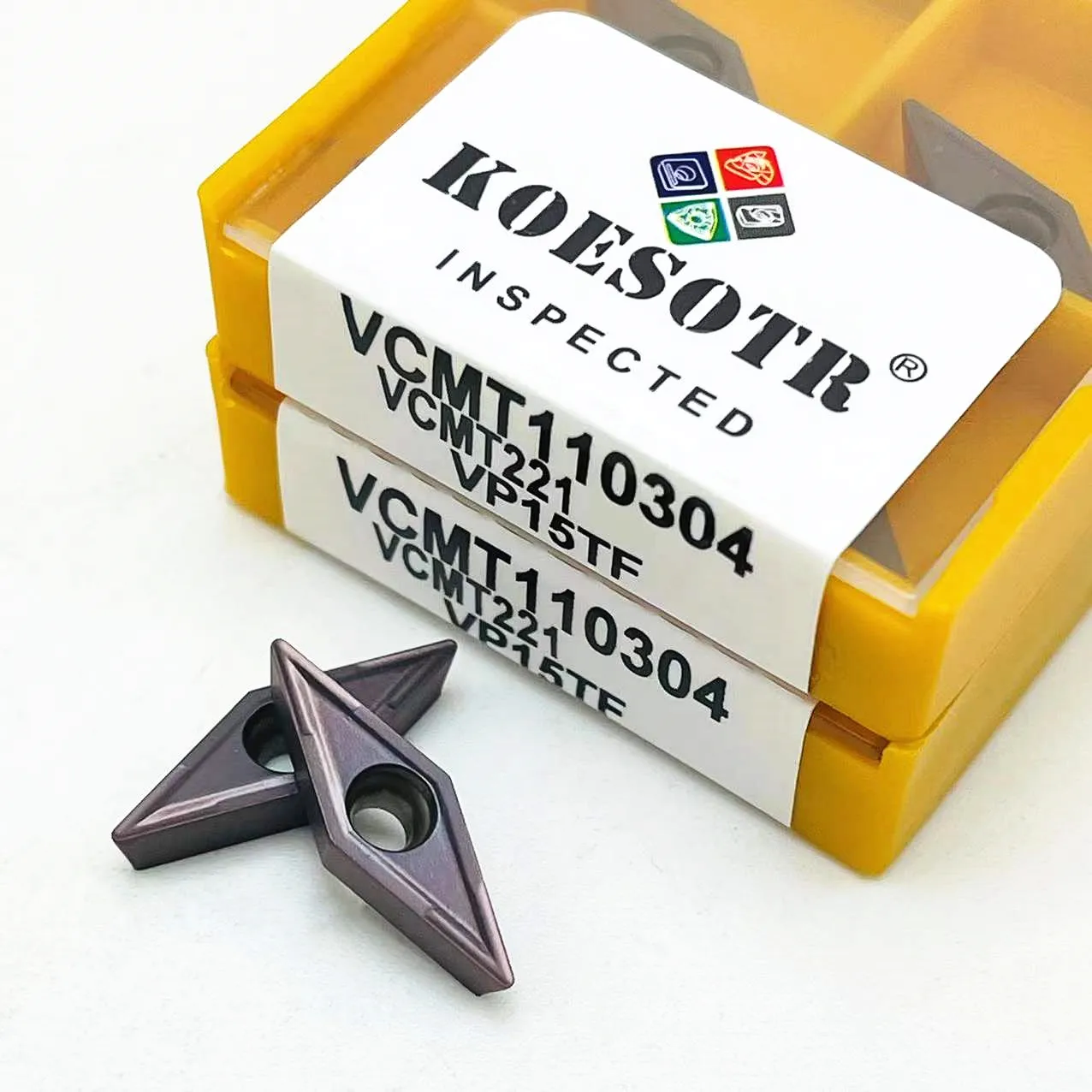

VCMT110304 VP15TF VCMT110304 UE6020 US735 CNC turning insert machine tool turning and milling tool VCMT 110304 carbide insert