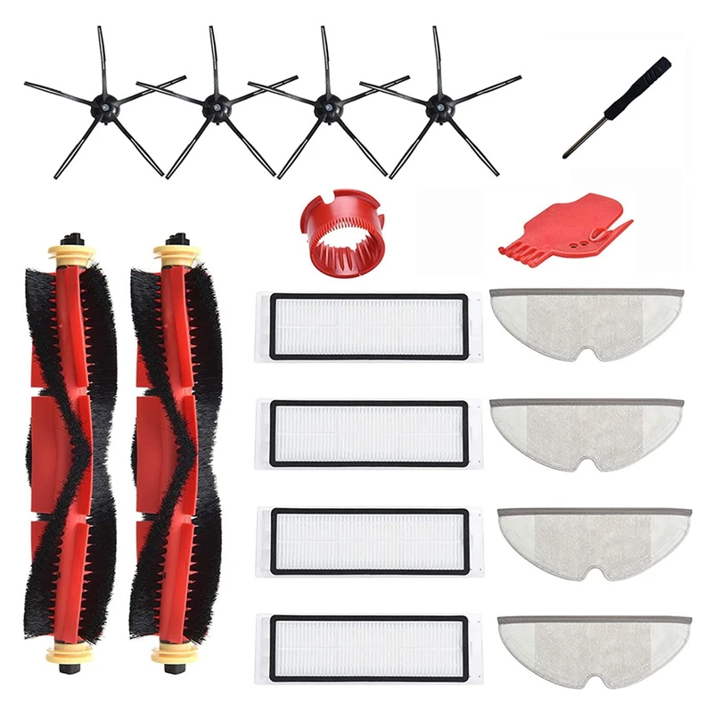 

Vacuum Cleaner Accessories ,Replenishment Parts Kit Compatible for Roborock S5 S6 S50 S51 S55 E20 E25 E35 Robotic