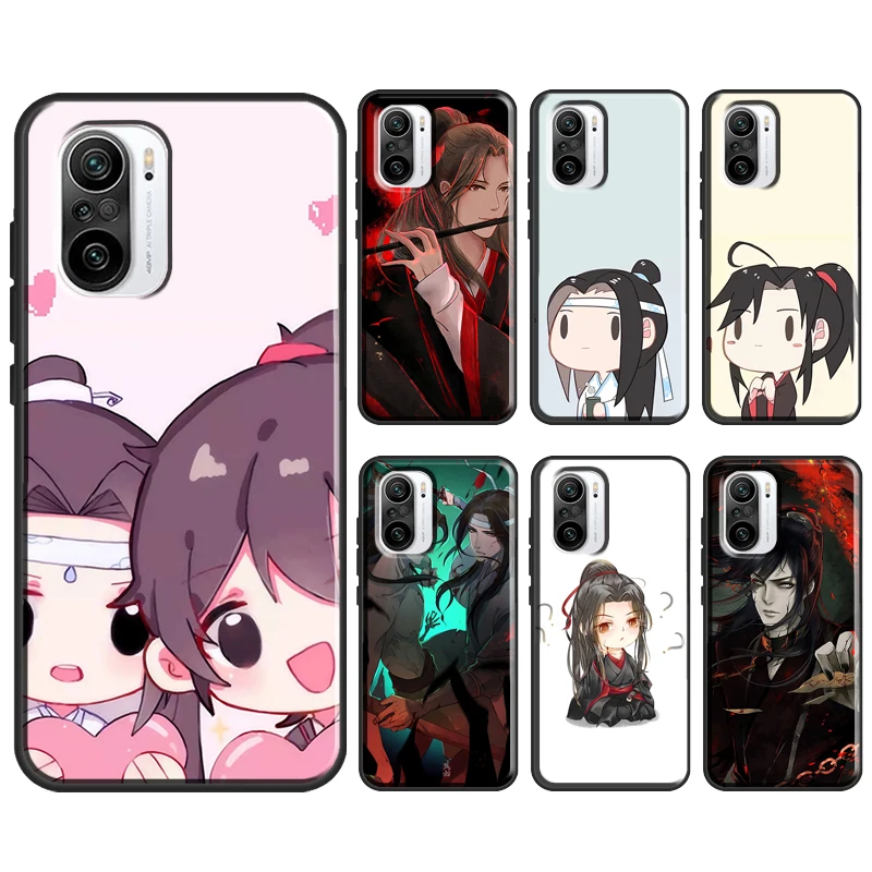 Mo Dao Zu Shi Wei Wuxian Lan wangji For POCO X3 M3 F2 Pro Case For Xiaomi Mi 10T 9T Pro Note 10 Lite A2 Mi 11 A3 Phone Coque