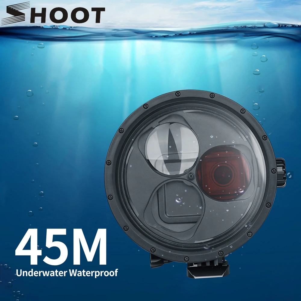 Водонепроницаемый чехол SHOOT для GoPro Hero 7 6 5 Black защитный подводного погружения с