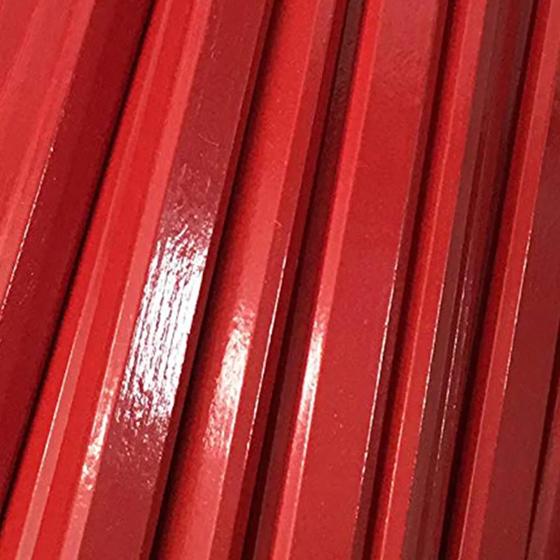 72 шт. плоские деревянные красные столярные карандаши 2 свинцово-72 графа коробка |