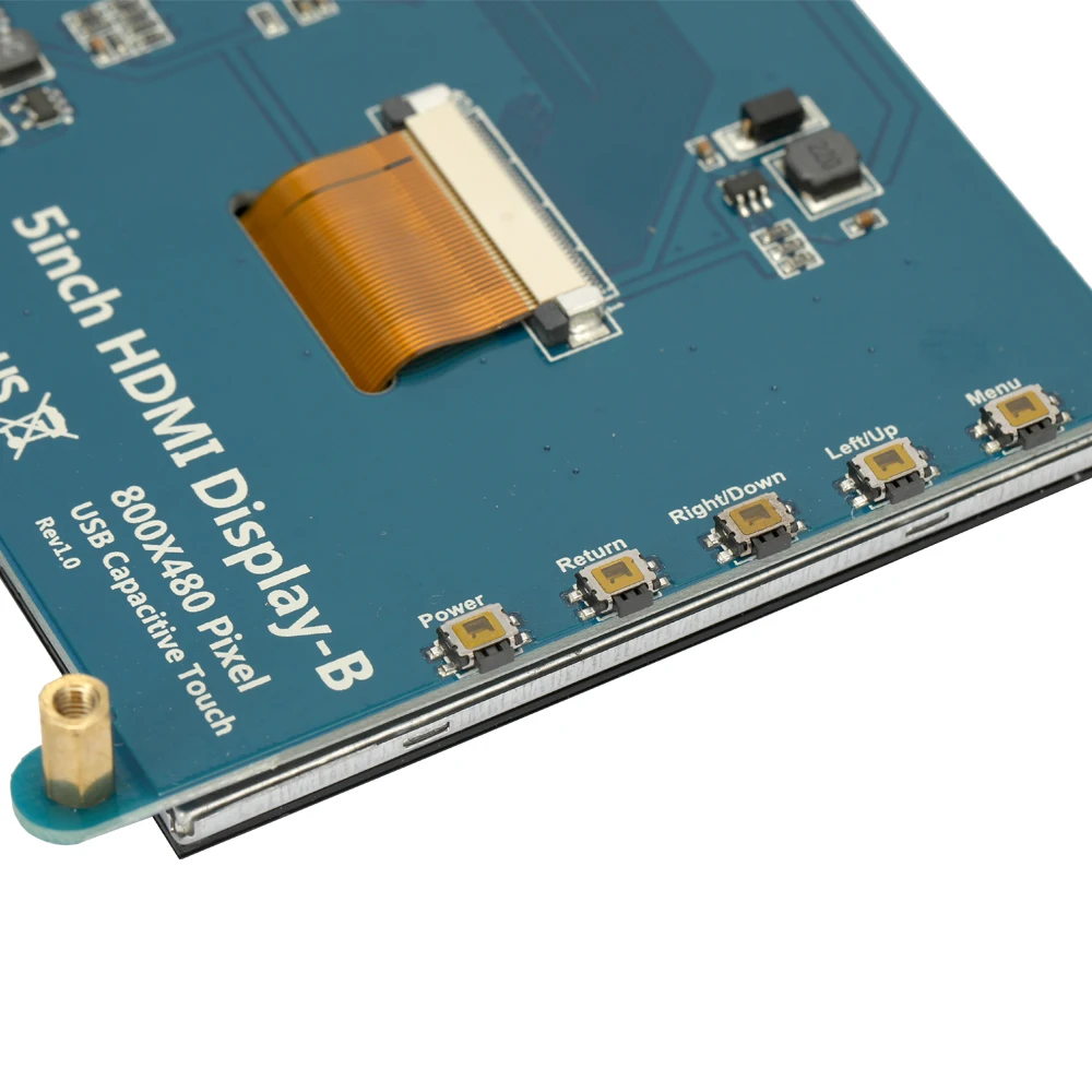 5 дюймов ЖК дисплей экран CTP емкостная сенсорная панель для Raspberry Pi B 800*480 DIY модуль