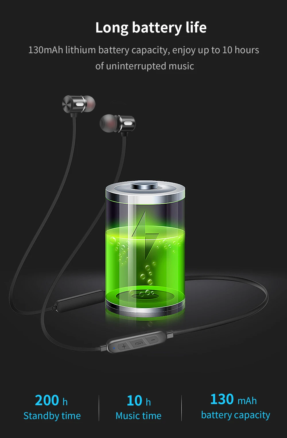 C10 BC10 Bluetooth наушники беспроводные наушники стерео гарнитура спортивные наушники Bluetooth наушники HiFI бас Hands-free с микрофоном