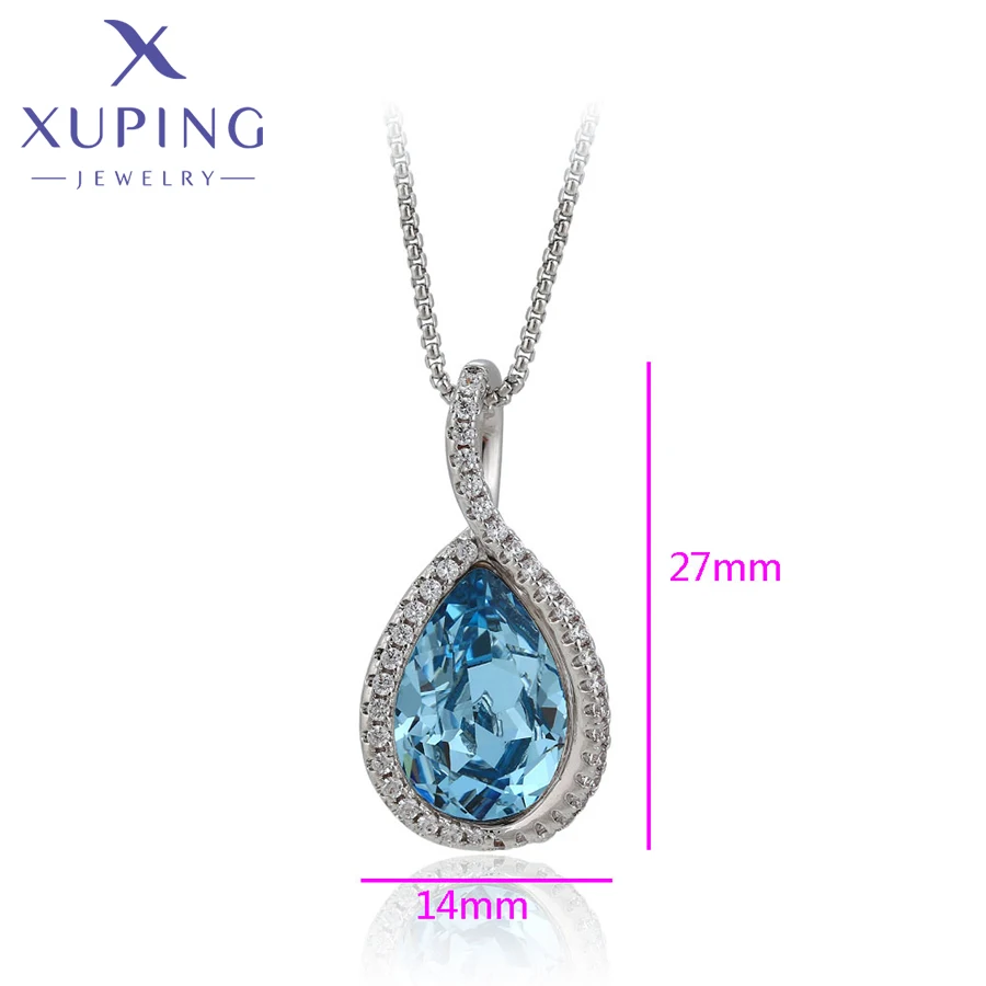 Xuping ювелирные изделия модное элегантное роскошное ожерелье в европейском стиле