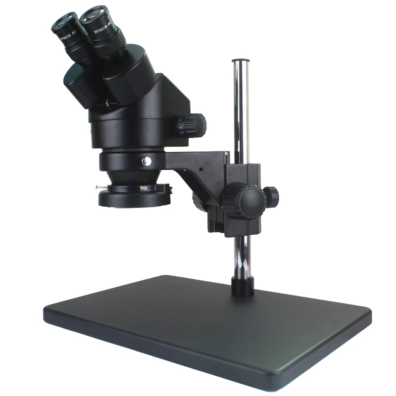 

China 7x - 45x Optical Zoom Industrial Binocular Stereo Microscope with LED Light Electronic Lab testing Mobile Phone Repair