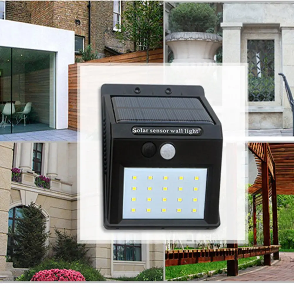 

[ Ready Stock ] 2PCS 30LEDs Solar Charging Human Body Induction Outdoor Garden Waterproof Spotlights Wall Light Dropshipping