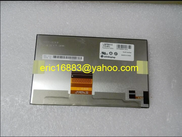 Оригинальный новый телефон 7 дюймовый ЖК дисплей LA070WV2(TD)(01) фотопанель экрана для