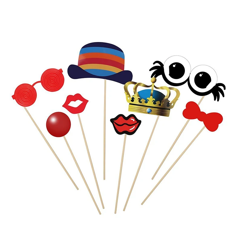 58 шт. реквизит для выпускного фотографирования красная помада усы Свадебная