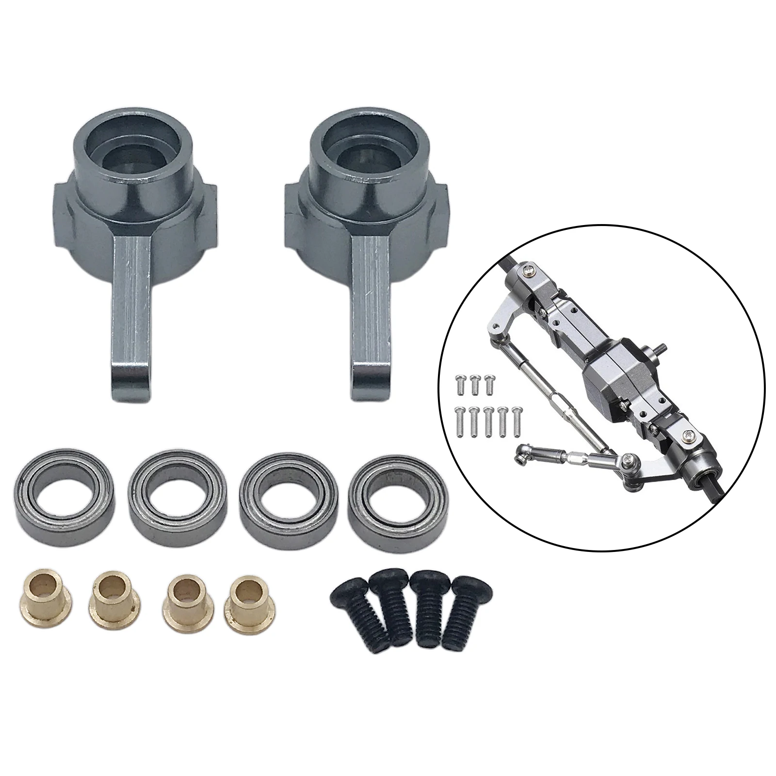 

2pcs Front Axle Steering Cup for WPL MN MN99S Crawler Auto DIY Parts