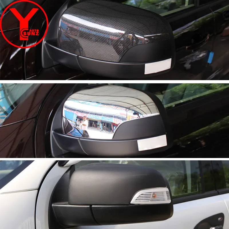 Черные автомобильные аксессуары YCSUNZ из АБС пластика чехол для зеркала заднего