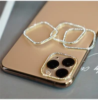 for iphone 11 pro x xr xs max back camera lens screen diamond protector for iphone 8 7 6s plus case cover metal protection ring