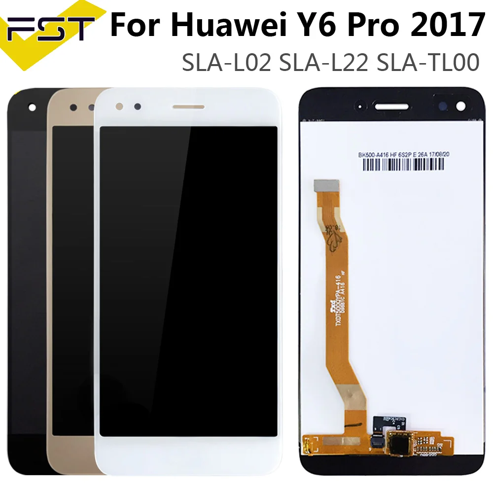 Сменный сенсорный ЖК дисплей для Huawei Y6 Pro 5 0 дюйма Полный с дигитайзером 2017 1 2