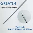 Высококачественные инструменты для пластиковой хирургии лица с тремя отверстиями