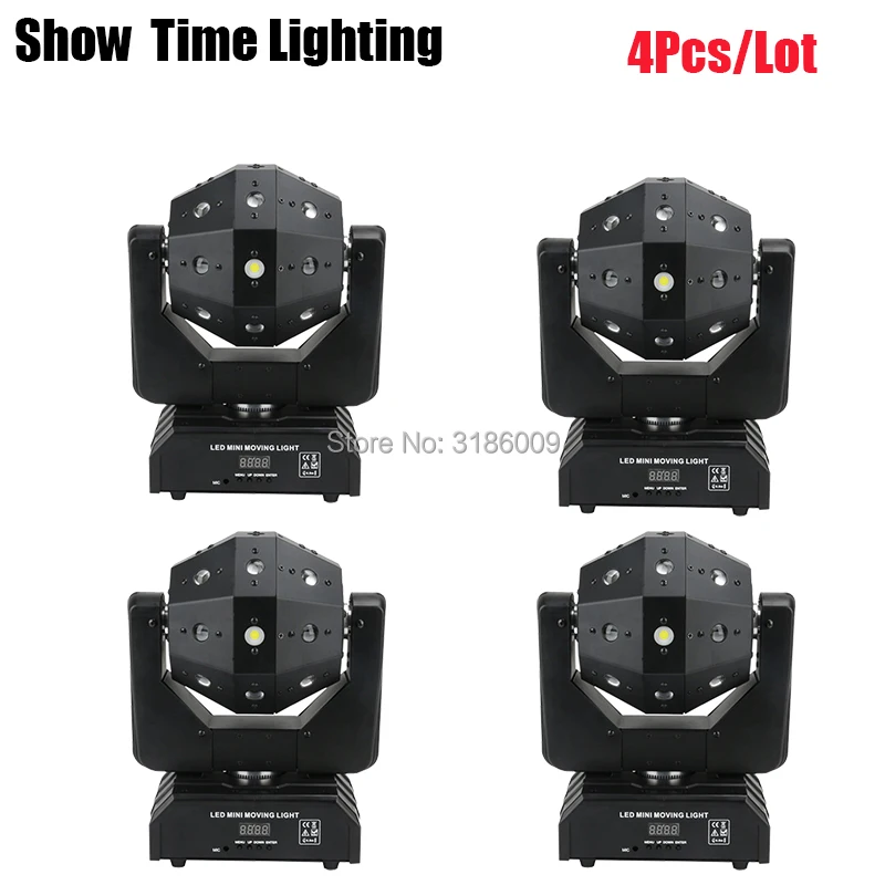 Безлимитный вращающийся лазерный диско для диджеев светодиодный стробоскоп 3 в 1