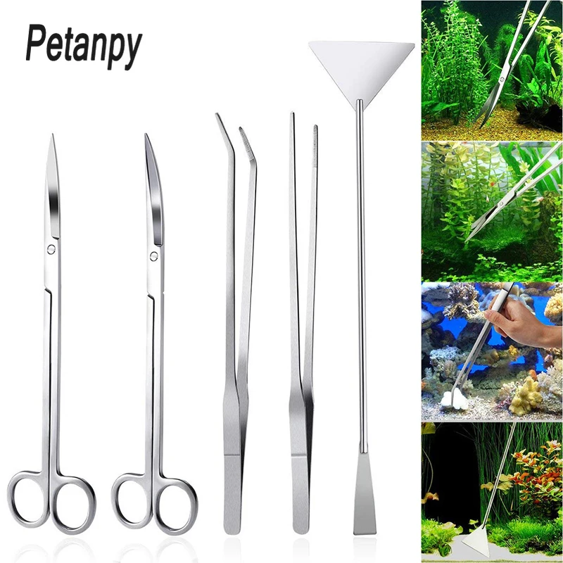 1 шт. пинцет из нержавеющей стали для очистки водорослей | Дом и сад