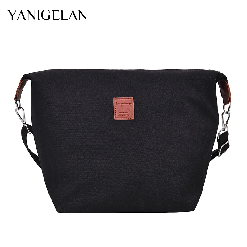 

Vintage Large Capacity Women Bucket Bags Fashion Canvas Simple Crossbody Pack Ladies Travel Shopping Handbag New Sac Ecole Femme