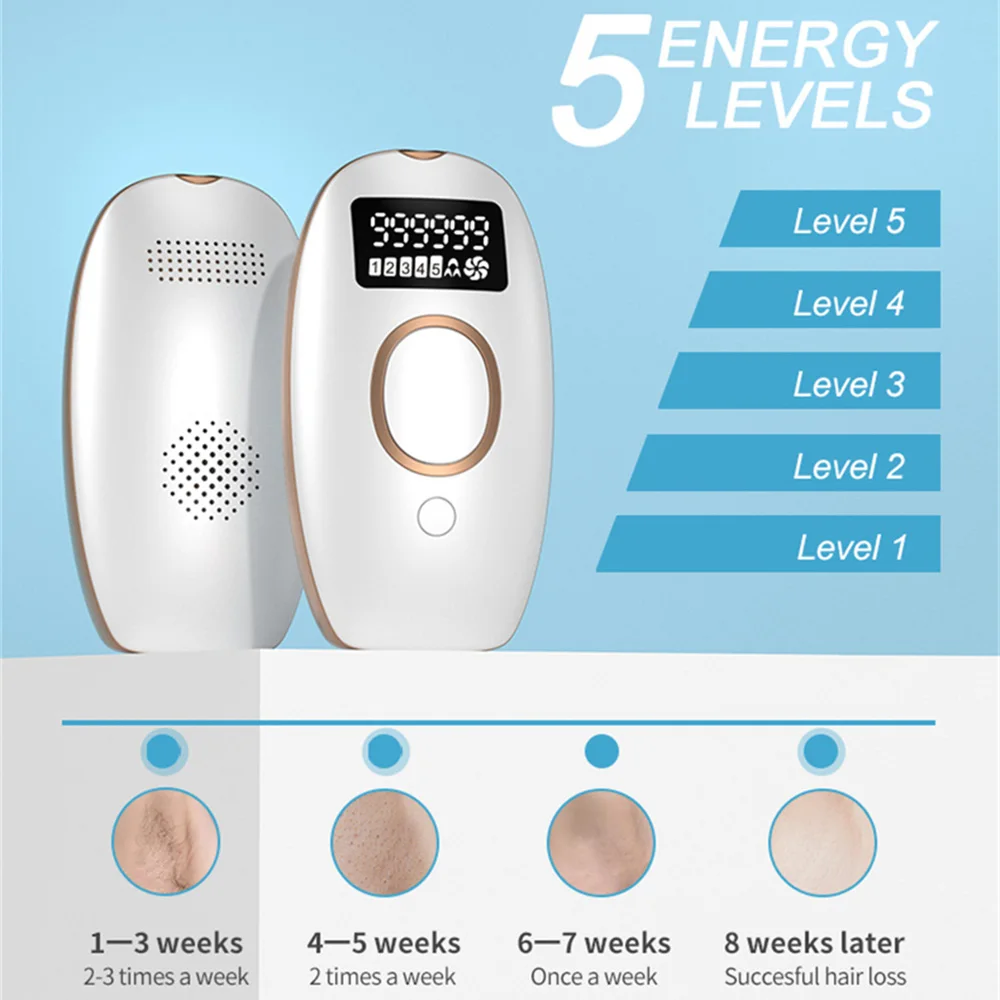 

IPL Hair Removal Permanent Laser Epilator 999999 Flash LCD Display Bikini Ipl Laser Hair Removal for women