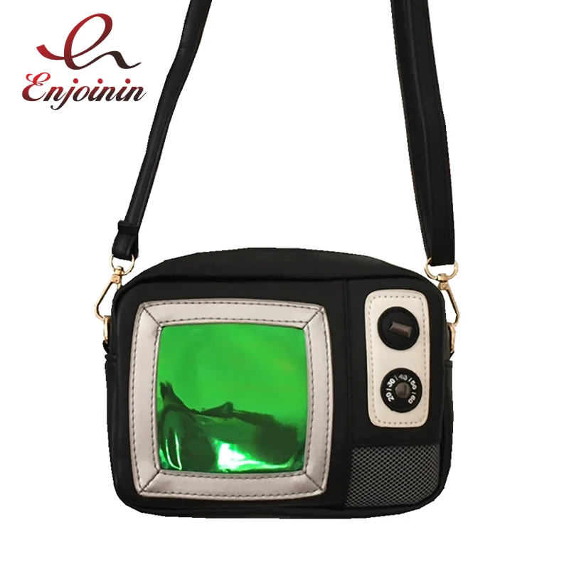 Забавная модная женская сумка через плечо черного и розового цвета кошельки